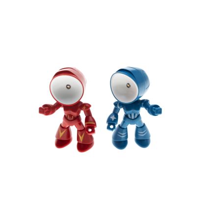 LED настольная лампа LED/0,06W/3xLR41 robot синяя