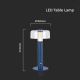 LED Сенсорна настільна акумуляторна лампа з регулюванням яскравості LED/1W/5V 3000K 1800 mAh синій