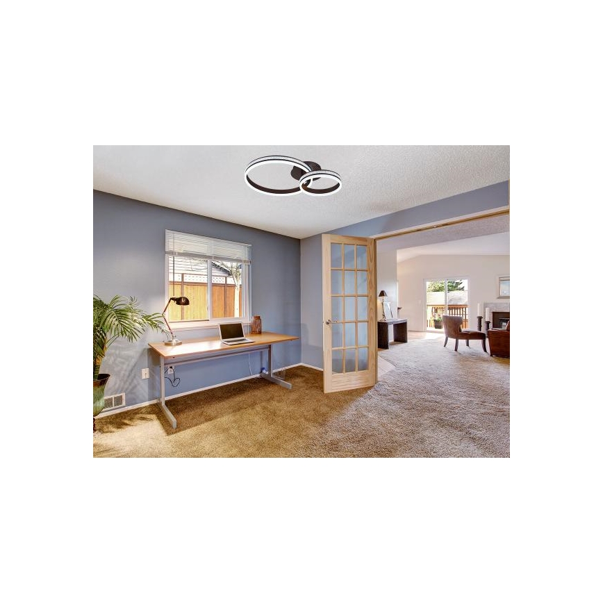 LED накладна люстра з регулюванням яскравості LED/110W/230V 3000-6500K + пульт дистанційного керування