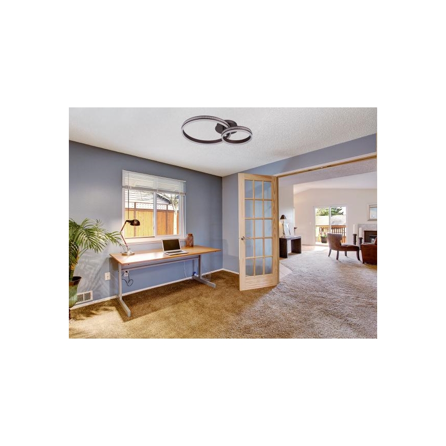 LED накладна люстра з регулюванням яскравості LED/110W/230V 3000-6500K + пульт дистанційного керування