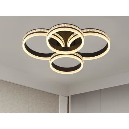 LED накладна люстра з регулюванням яскравості LED/150W/230V 3000-6500K + пульт дистанційного керування