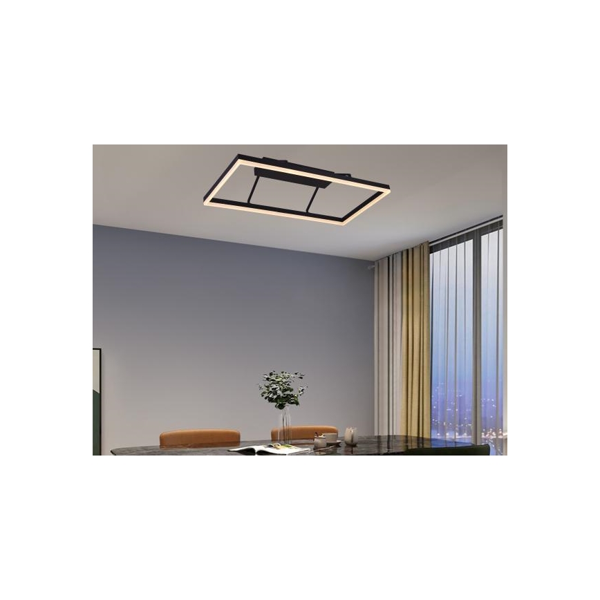 LED накладна люстра з регульованою яскравістю LED/55W/230V 3000-6500K + пульт дистанційного керування