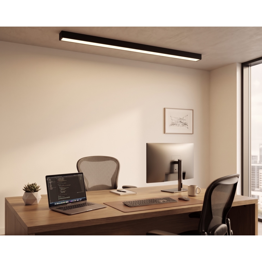 LED Накладной/люстра на тросе LED/44 Вт/230 В 3000K 120 см черный
