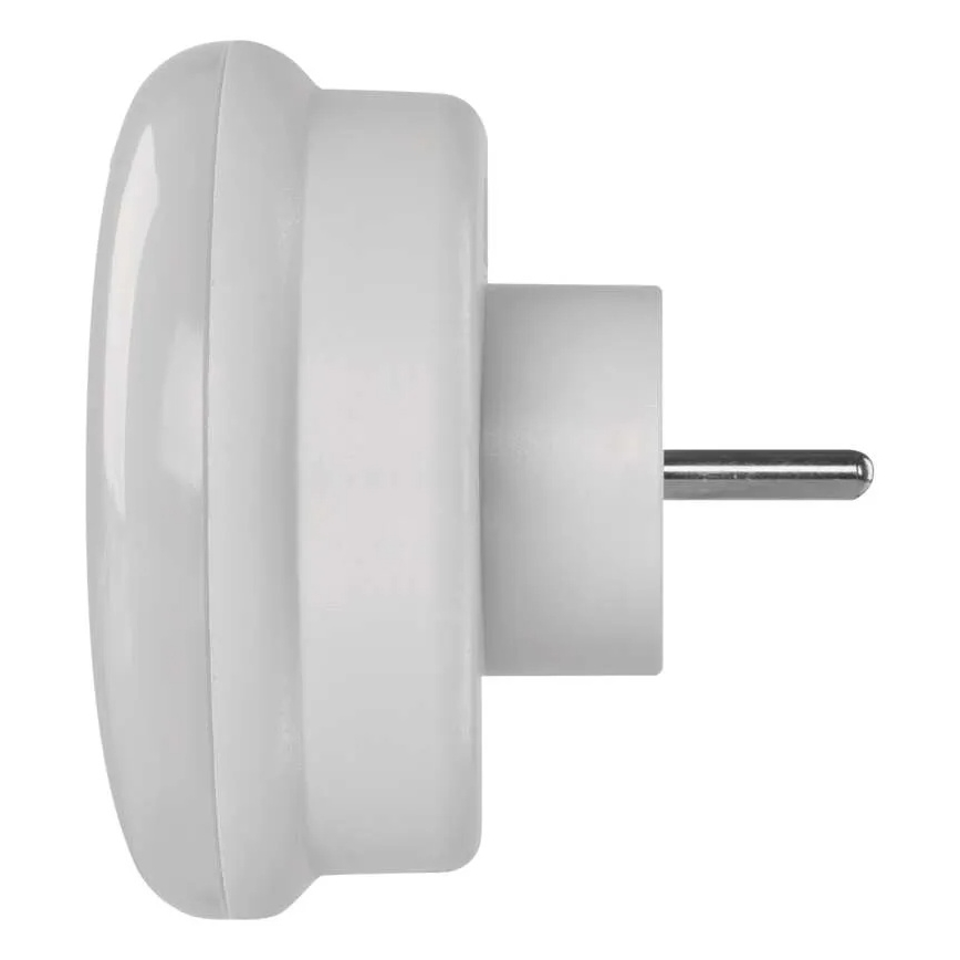 LED нічник із сенсором і розеткою LED/0,3W/230V