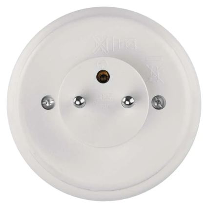 LED нічник із сенсором і розеткою LED/0,3W/230V