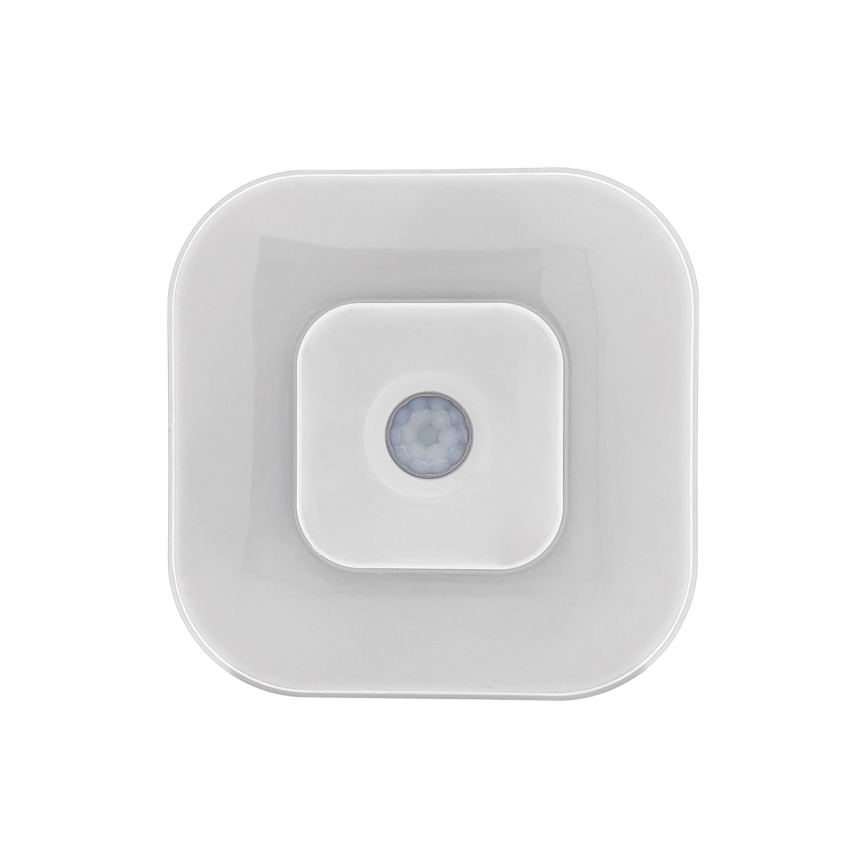 LED нічник з датчиком LED/0,5W/4,5V 3xAAA білий
