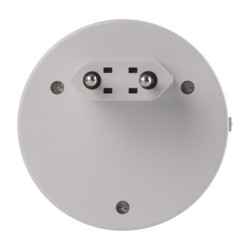 LED Нічник до розетки з фотодатчиком+2xUSB 3xLED/0,3W/230V