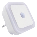 LED-ночник с датчиками движения и сумерек LED/0,5W/230V белый