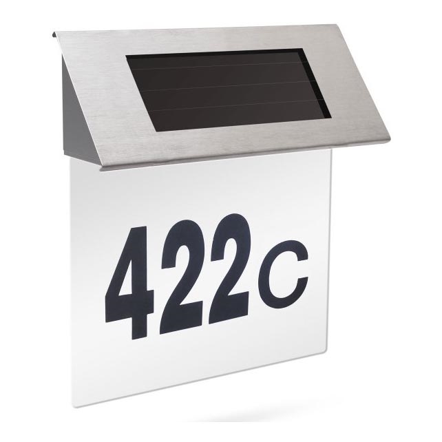 LED номер будинку на сонячній батареї LED/1,2V IP44