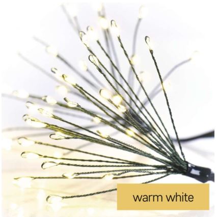 LED новогодняя гирлянда 450xLED/11 м тёплый белый