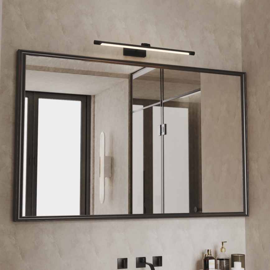 LED освещение для зеркала в ванной MIRROR LED/8W/230V 4000K IP44 60 cm чёрный