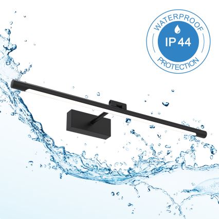 LED освещение для зеркала в ванной MIRROR LED/8W/230V 4000K IP44 60 cm чёрный