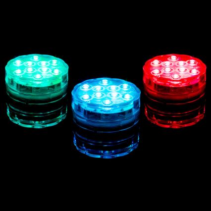 LED Освітлення для басейну з регулюванням яскравості LED/3xAAA IP68 + дистанційне керування