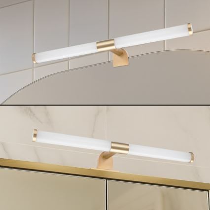 LED-освітлення для дзеркала ванної кімнати 2 в 1 APA LED/6W/230V 40 cm IP44 золоте