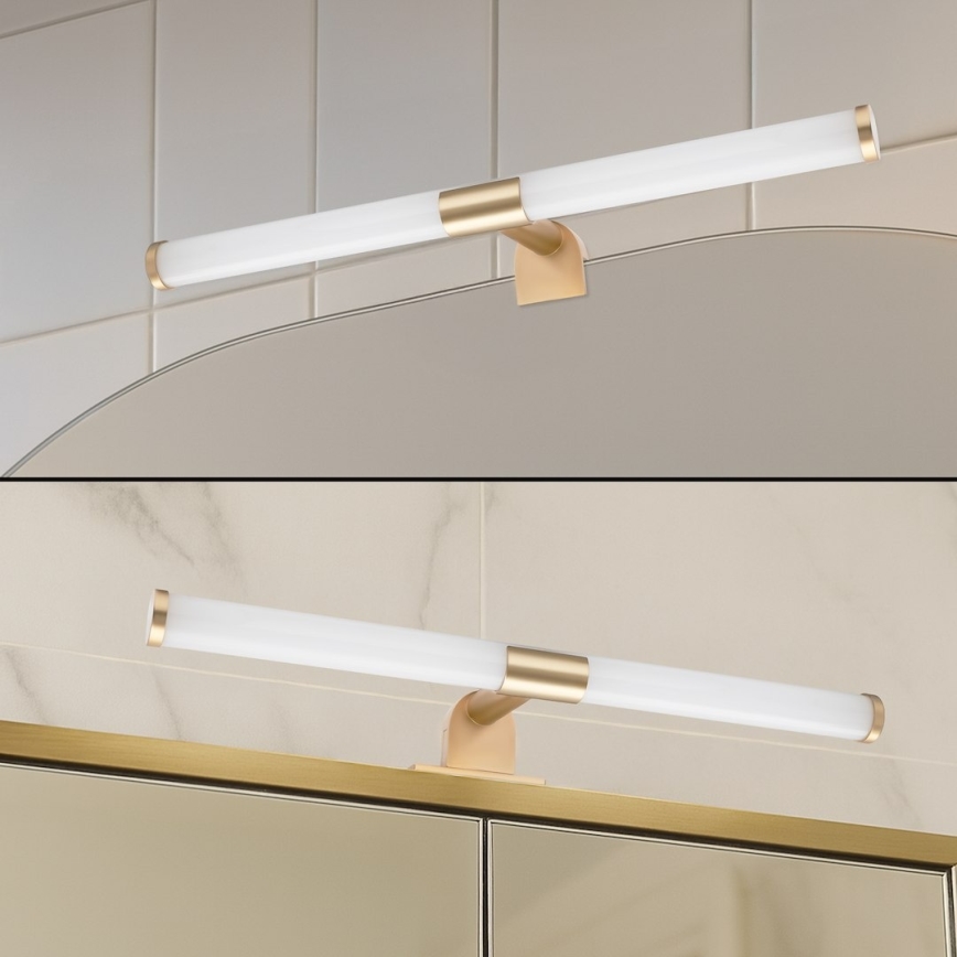 LED-освітлення для дзеркала ванної кімнати 2 в 1 APA LED/6W/230V 40 cm IP44 золоте