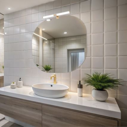 LED-освітлення для дзеркала ванної кімнати APA LED/6 Вт/230 В 40 см IP44 золотисте