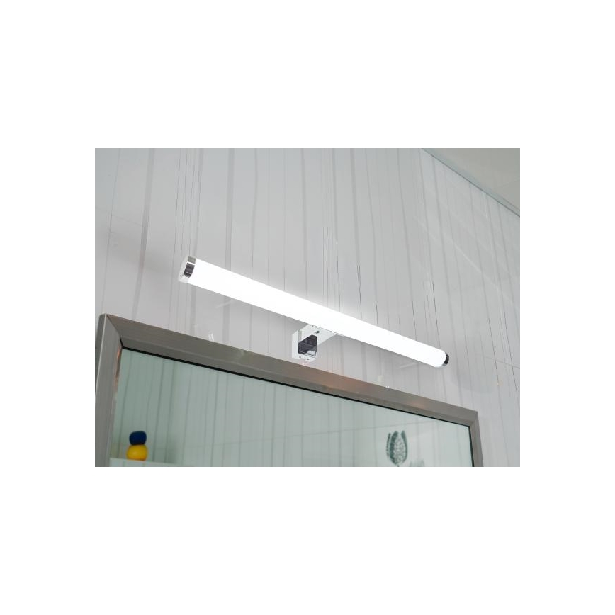 LED-освітлення для дзеркала ванної кімнати LED/10 Вт/230 В 45 см IP44 глянцевий хром
