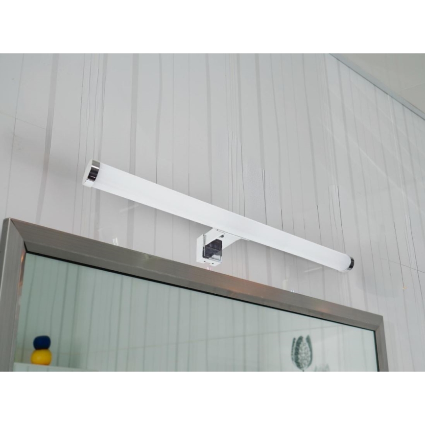 LED-освітлення для дзеркала ванної кімнати LED/10 Вт/230 В 45 см IP44 глянцевий хром