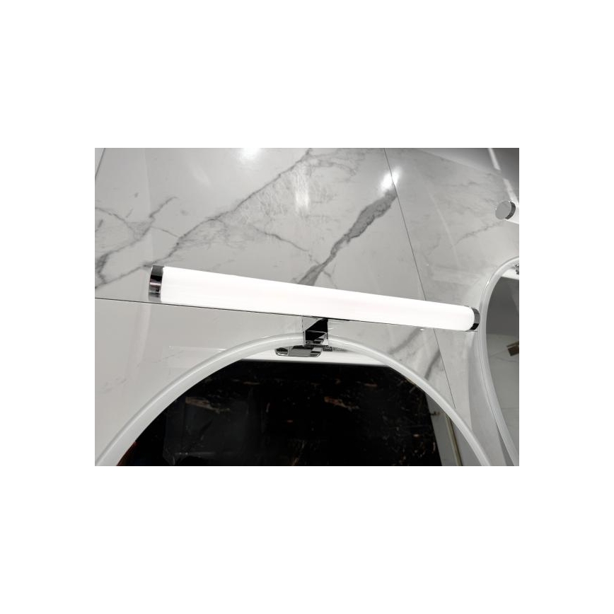 LED-освітлення для дзеркала ванної кімнати LED/10 Вт/230 В 45 см IP44 глянцевий хром