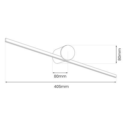 LED-освітлення дзеркала ARTIST LED/6W/230V 40 см IP44 глянцевий хром