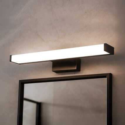 LED-освітлення дзеркала для ванної MIRORE LED/5 Вт/230 В 30 см IP44 чорне