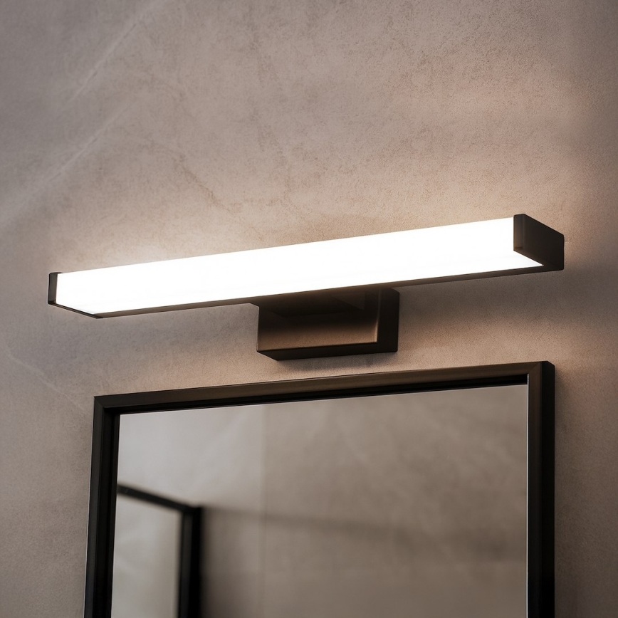 LED-освітлення дзеркала для ванної MIRORE LED/5 Вт/230 В 30 см IP44 чорне