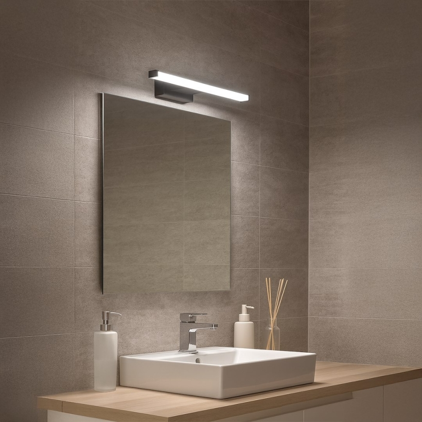 LED-освітлення дзеркала для ванної MIRORE LED/5 Вт/230 В 30 см IP44 чорне