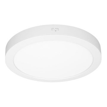LED панель 2-в-1, накладна/вбудована, 18 Вт/230 В, 3000/4000/6000 К, діаметр 22,5 см, IP54, біла