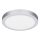 LED панель 2 в 1 (накладна/вбудована) 24W/230V 3000/4000/6000K діам. 30 см IP54 срібна