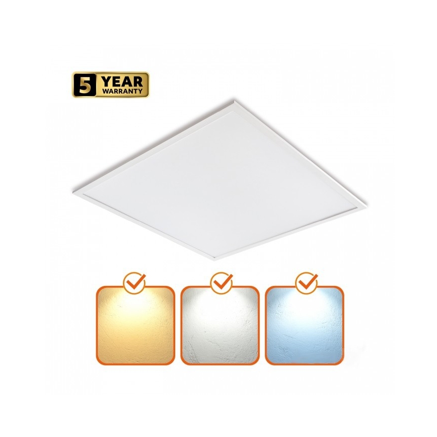LED-панель для подвесного потолка CAPRI, 25/30/40 Вт, 230 В, 3000/4000/5700 К, 62x62 см, белая