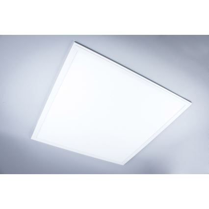 Світлодіодна пристельова панель для ванної кімнати LED/40W/230V 4000K 59,5x59,5 см IP65 білий