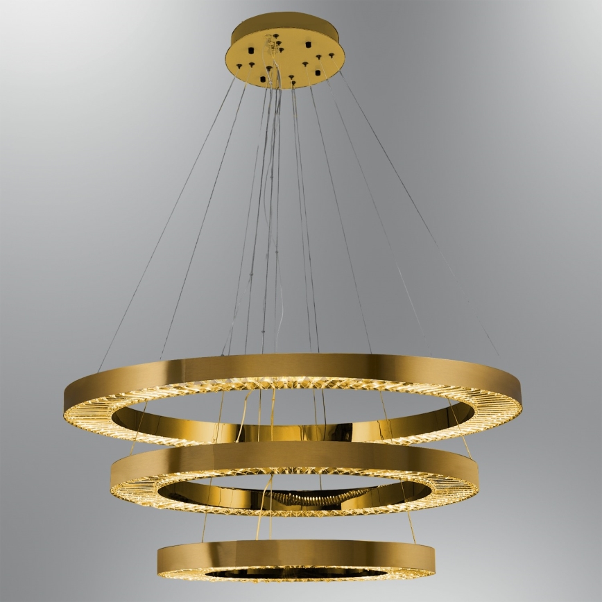 LED Pendant Lamp JESI LED/99W/230V 3000K Ø 100 cm Bronze