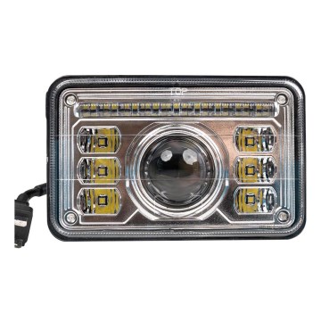 LED-передняя фара для трактора, 69 Вт, 10–30 В, IP69, 5700 К, прямоугольная