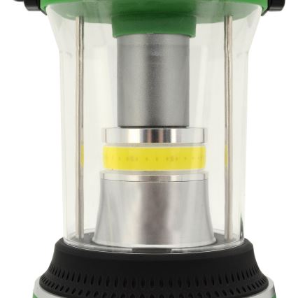 LED Переносна лампа LED/3xLR20 IP44 чорний/зелений + дистанційне керування