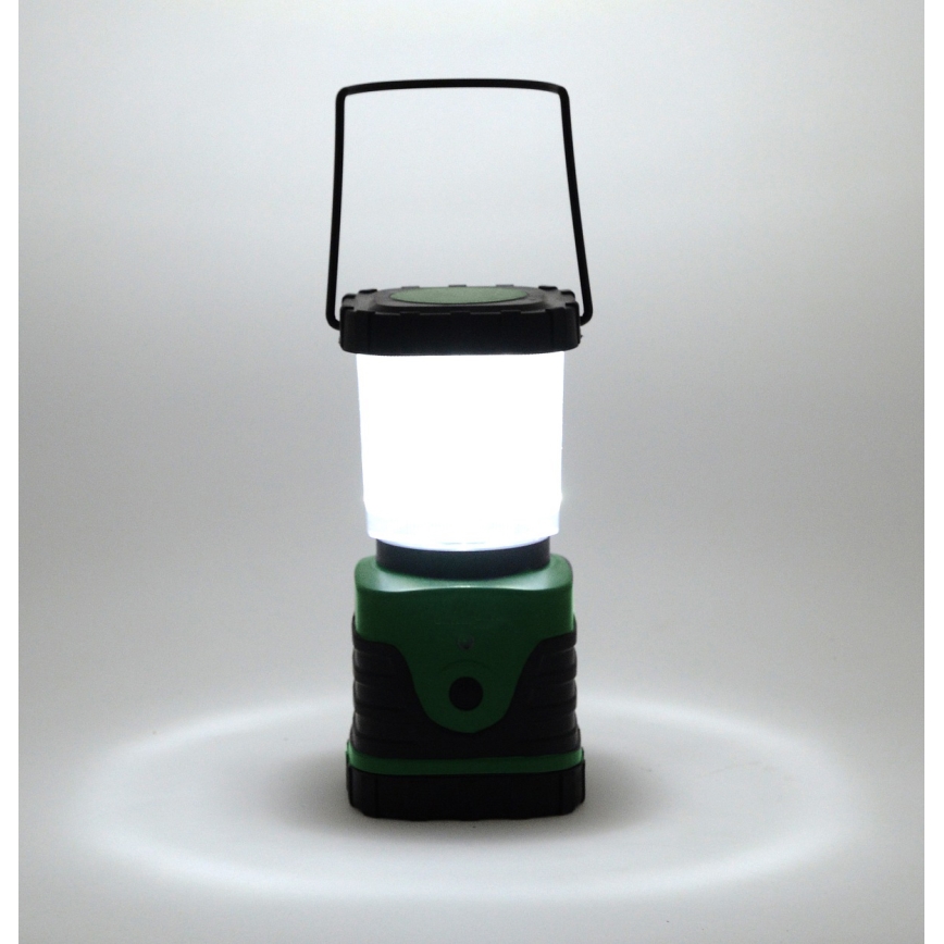 LED Переносна лампа LED/3xLR20 IP44 чорний/зелений