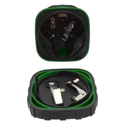 LED Переносна лампа LED/3xLR20 IP44 чорний/зелений