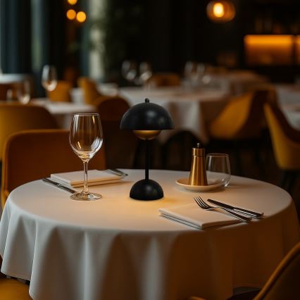 LED перезаряжаемая сенсорная настольная лампа COSTA LED/3W/5V 2400 mAh 3000-6000K черная