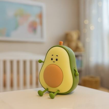 Светодиодный диммируемый перезаряжаемый сенсорный детский ночник AVOCADO LED/1W/5V 1200 mAh