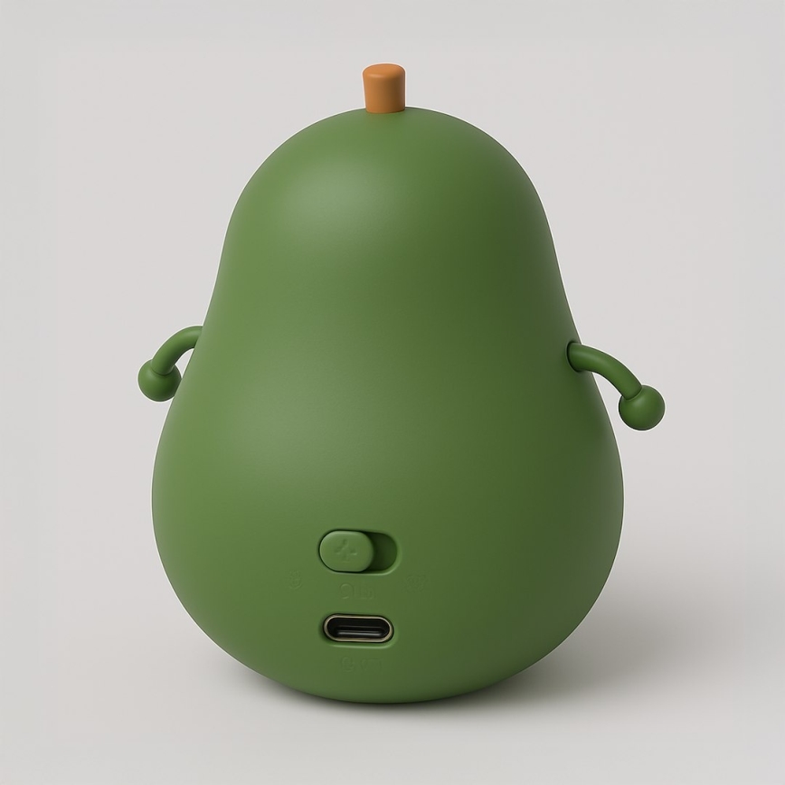 Светодиодный диммируемый перезаряжаемый сенсорный детский ночник AVOCADO LED/1W/5V 1200 mAh