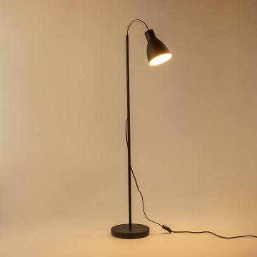 LED підлогова лампа 1xE27/7W/230V чорна