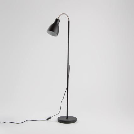 LED підлогова лампа 1xE27/7W/230V чорна