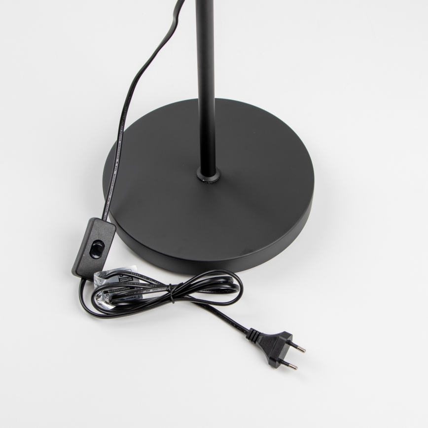 LED підлогова лампа 1xE27/7W/230V чорна