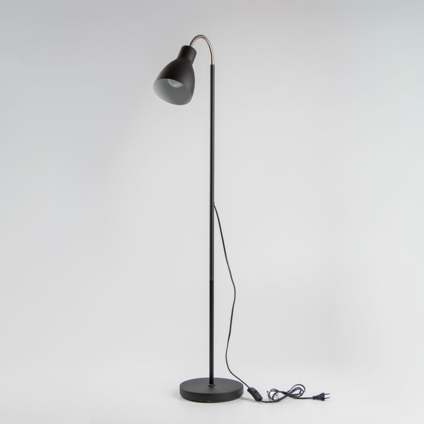 LED підлогова лампа 1xE27/7W/230V чорна