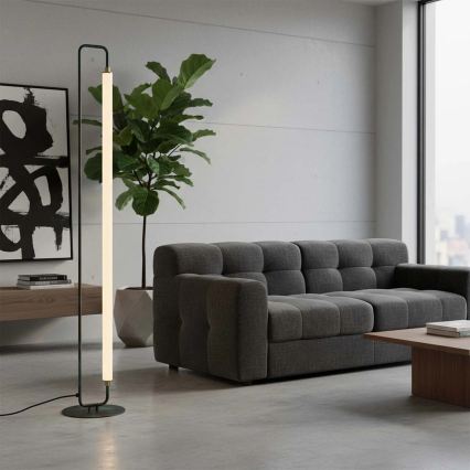 LED підлогова лампа FELICJA LED/24W/230V 4000K чорна