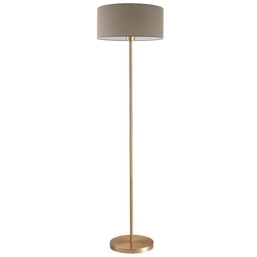 LED підлогова лампа TUNJA 1xE27/20W/230V діам. 38 см золота/тауп