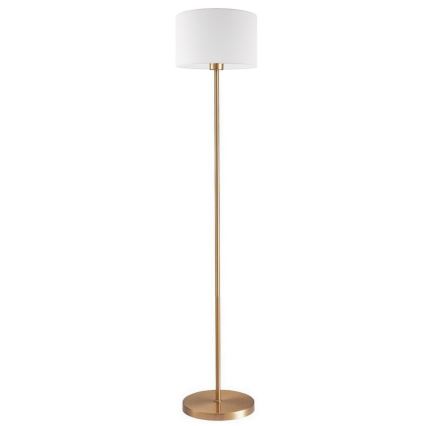 LED підлогова лампа TUNJA 1xE27/20W/230V, діаметр 30 см, золотиста/біла