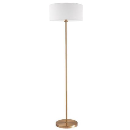 LED підлогова лампа TUNJA 1xE27/20W/230V, діаметр 38 см, золотиста/біла