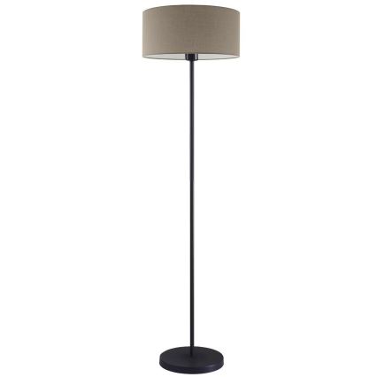 LED підлогова лампа TUNJA 1xE27/20W/230V діаметром 38 см чорна/таупе