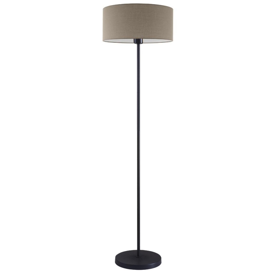 LED підлогова лампа TUNJA 1xE27/20W/230V діаметром 38 см чорна/таупе