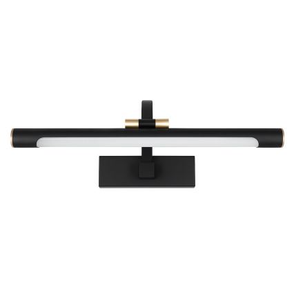 LED підсвічування дзеркала для ванної VINCI LED/15 Вт/230 В 60 см IP44 чорне